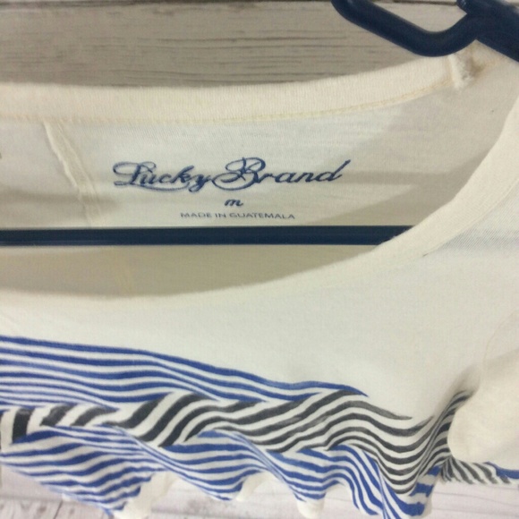 {Lucky Brand} Striped Top - Picture 3 of 4